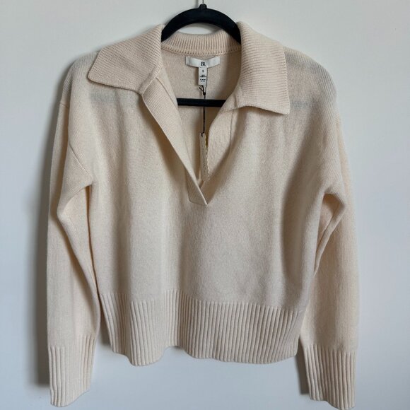 Banana Republic Luna Cashmere Sweater Polo - Picture 1 of 2